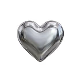 Metallic Heart Emoji